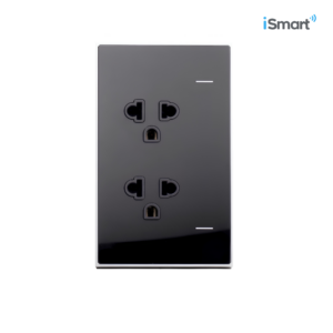 TOMACORRIENTE DOBLE INTELIGENTE NEGRO│TDB│ISMART