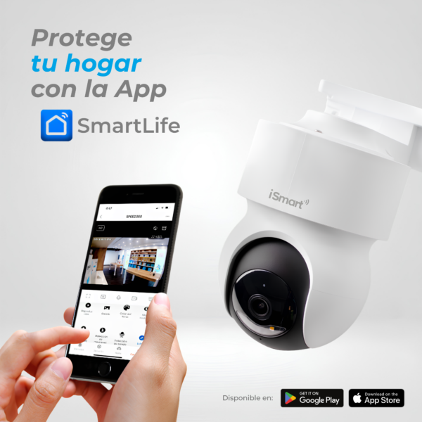 CÁMARA DE SEGURIDAD INTELIGENTE│SPEED 360│ISMART