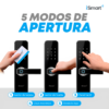CERRADURA INTELIGENTE MEDIANA SILVER│IL31│ISMART