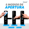 CERRADURA INTELIGENTE MEDIANA BLACK│IL31│ISMART