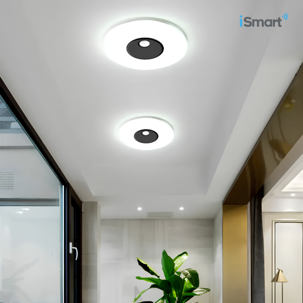 LUZ INTELIGENTE REDONDA DE PARED CON SENSOR│SWLR│ISMART