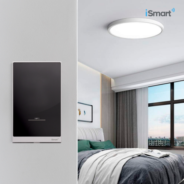 SWITCH PANEL NEGRO 1 TOQUE│SPN1│ISMART